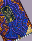 1er WAX - MOLIBA - Bleu & choco