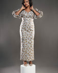 1er WAX - MAUA - Beige & gris