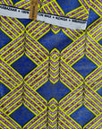 1er WAX - NZINGA - Violet - jaune
