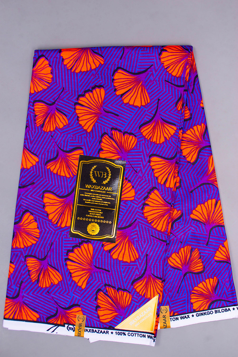 1er WAX - GINKGO BILOBA - Mauve &amp; orange fluo
